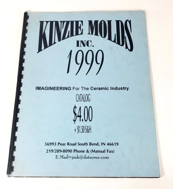 Catálogo de moldes de cerámica Kinzie edición 1999