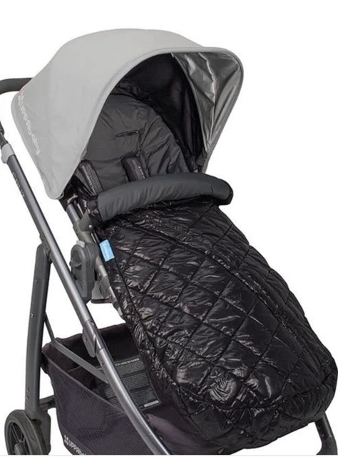 Uppababy Cozy Ganoosh Black Footmuff Stroller Sack Blanket