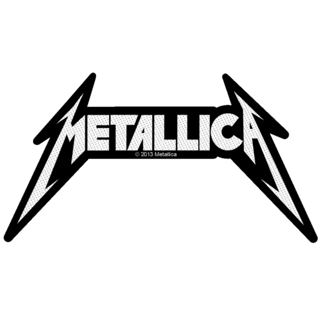 Metallica Shaped Logo Patch Official Heavy Metal Band Merch