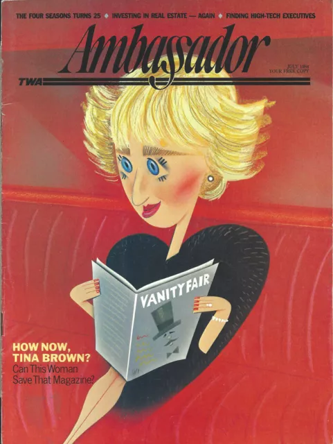 TWA Trans World Airlines Ambassador inflight magazine 7/84 vol 17 num 7 [1033]