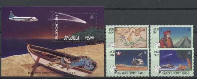 Raumfahrt, Space, Halleyscher Komet - Anguilla - ** MNH 1986