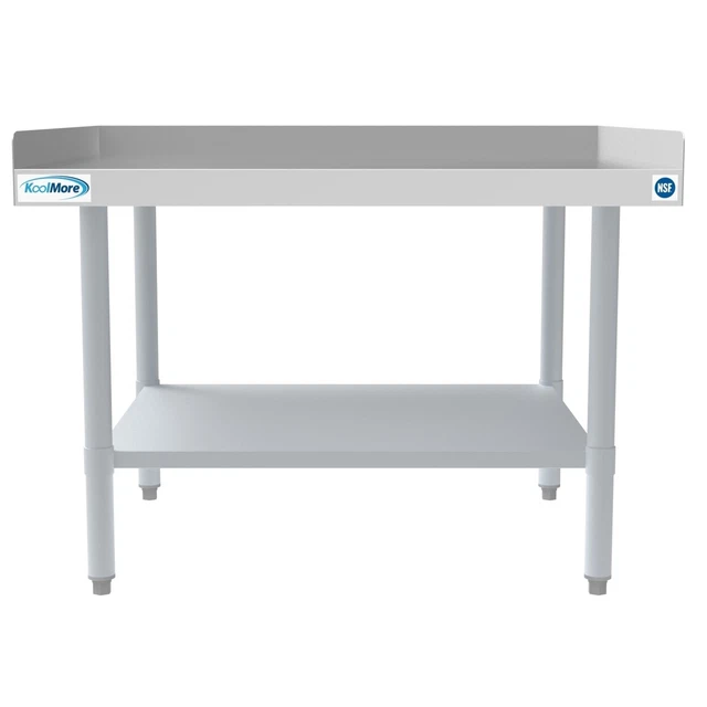30" X 36" 16-Gauge Stainless Steel Equipment Stand With Galvanized Undershelf,