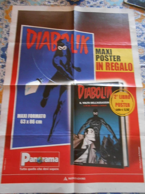 POSTER locandina edicola-DIABOLIK il re del terrore il remake-cm.62x86