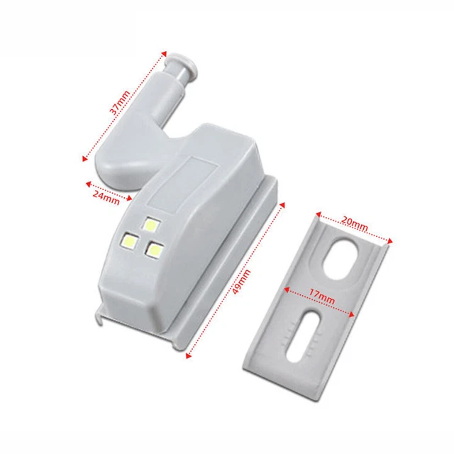 10X LED SENSOR Light Kitchen Closet Cupboard Wardrobe Hinge