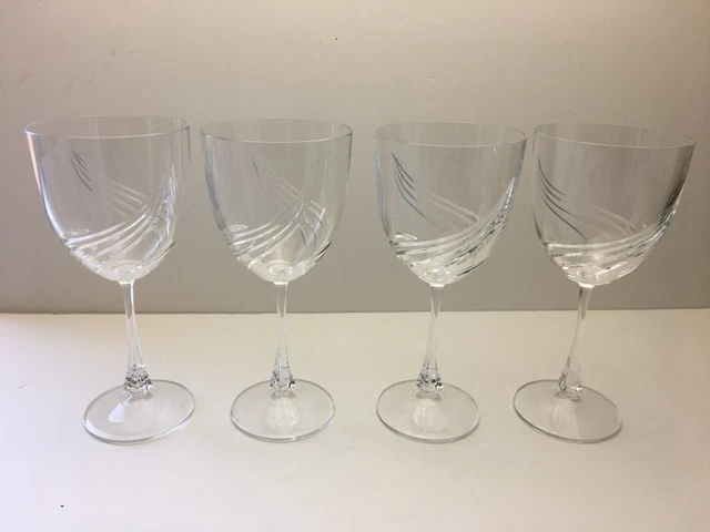 (4) Vintage Kirsten by Lenox Wine Glass 7 5/8''