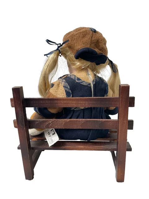 Heritage Signature Collection JAIME The Tomboy Porcelain Doll w/ Dog & Bench 3