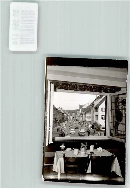 39566174 - 7730 Villingen Cafe Torstueble Gastraum Ausblick Fenster Strasse