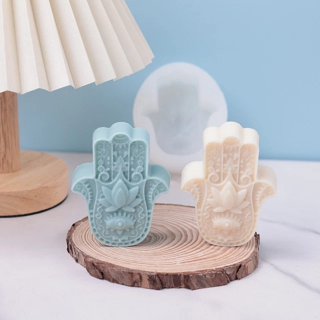 Jabón de silicona a mano Hamsa chocolate