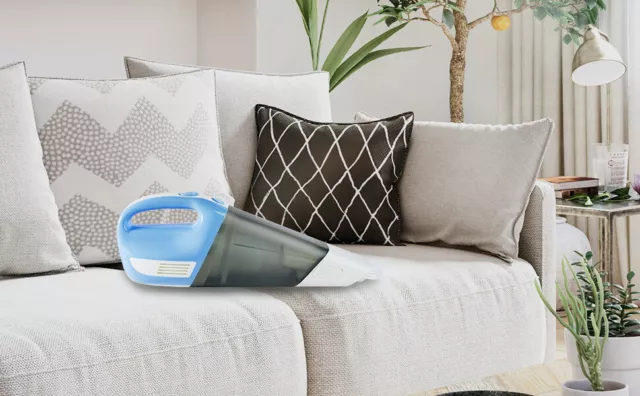 Handheld Vacuum Cleaner w/Brush Rechargeable Lightweight Hand Powerful Suction