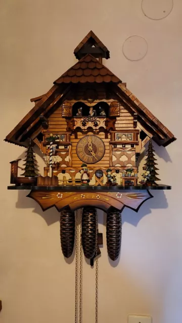 Orologio Cucù Musicale Animato Carica Settimanale (Funzionante)