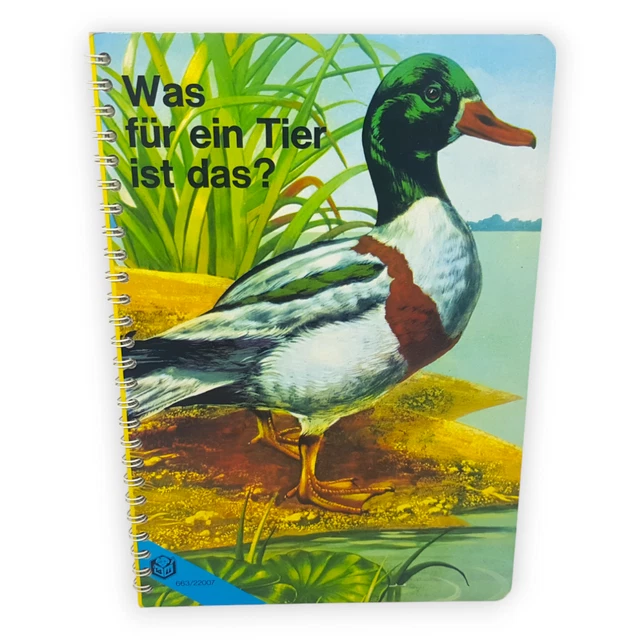 WAS FÜR EIN Tier ist das Kinderbuch 1991 Schwager Steinlein Vintage