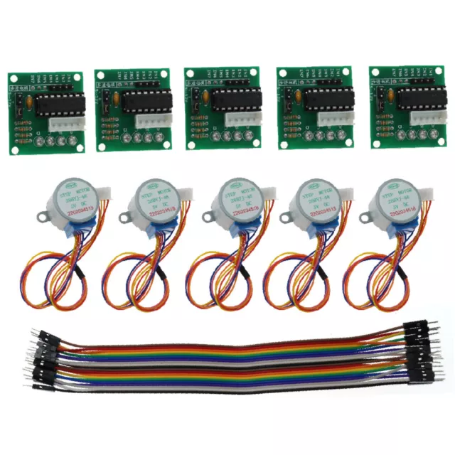 5 Sets Hybrid Stepping Motor ULN2003 DuPont Line Stepper Motor Drive PCB Board