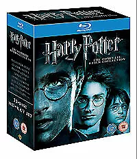 Harry Potter Collection - Years 1-7 (Box Set) (Blu-ray, 2011) Excellent Cond