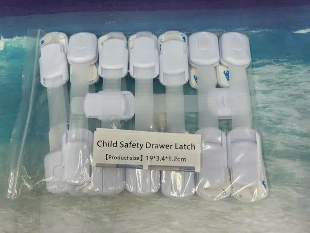 Child Safety Drawer Latch - Drawer Latch To Prtoect Children - Multi-Pack