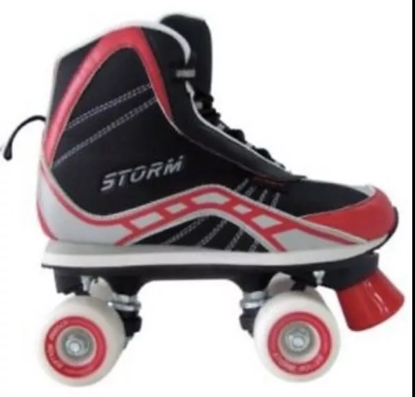 🌟🌟California Pro Storm 4 Wheels Quad Skate Black/ Red