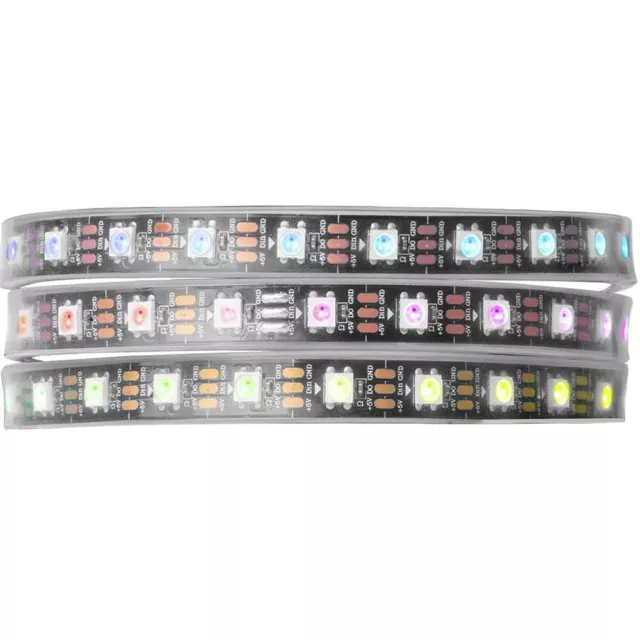 WS2812B Strip LED Lights 5050 RGB 30/60/144 LED/M IC Individual Addressable DC5V