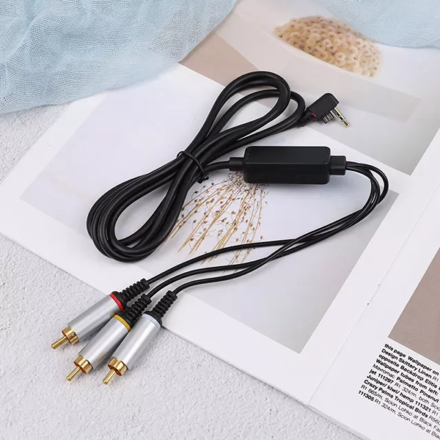 New av video rca cable compatible with psp slim lite 2000/3000 DT JG P1L~