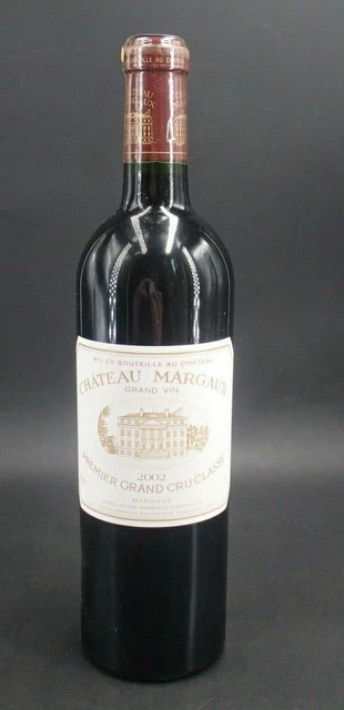 1 Bouteille De Chateau Margaux Millesime 2002