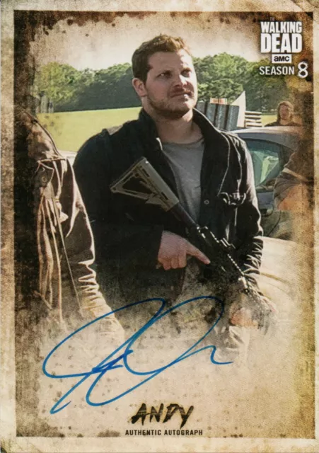 The Walking Dead Season 8, Jeremy Palko 'Andy' Autograph Card A-JP