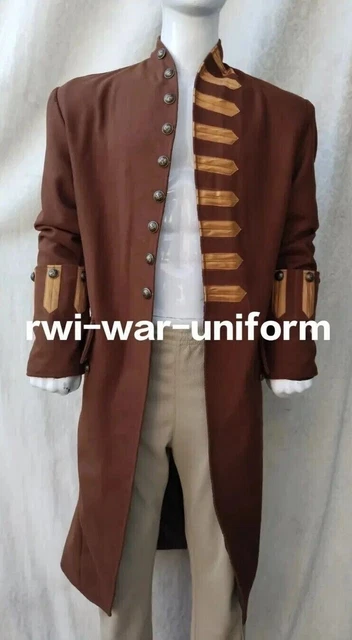 18th Century Victorian Colonial Court Tailcoat Renaissance Costume Fast Shipping