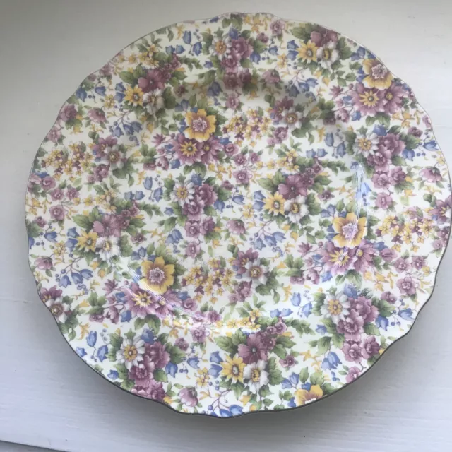 Vintage Royal Winton Grimwades Cheadle patter Round 10” dinner plate