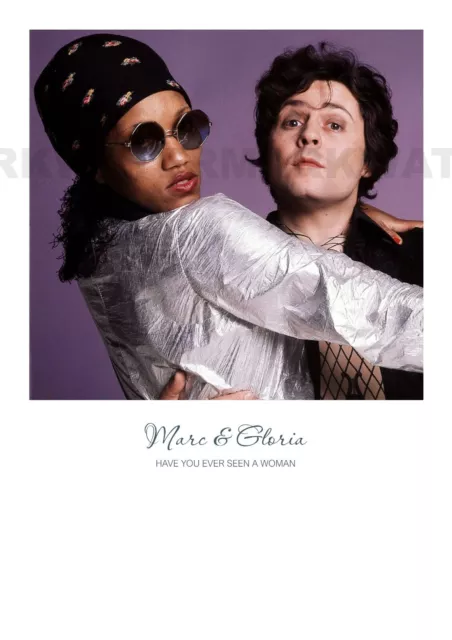 Marc And Gloria "Have You Ever Seen A Woman. TRex. Marc Bolan. Poster. A4.A3.