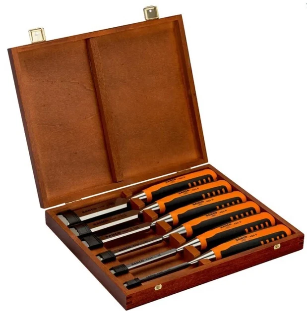 Kirschen Stechbeitelsatz 6 Tlg. Ledertasche 6 10 12 16 20 26 1171002