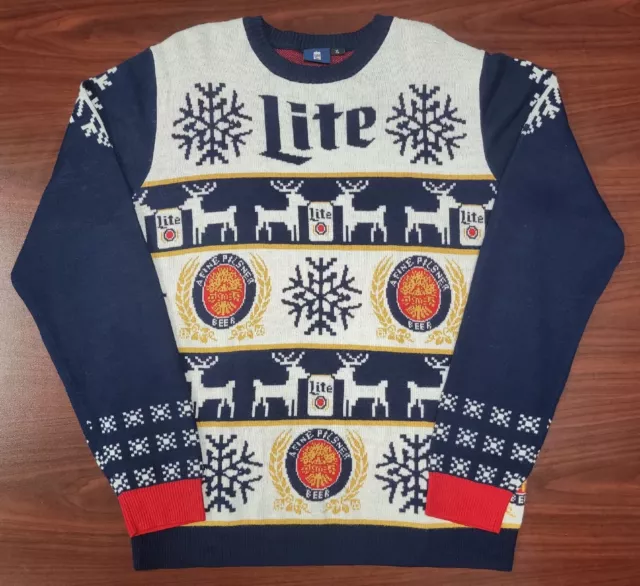 Miller Lite Snow Globe Sweater 2024 www.lightgames.pro