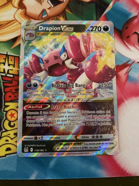 Drapion V Astro - Carta Pokémon Original Origem Perdida, Jogo de Tabuleiro  Original Copag Nunca Usado 76780139