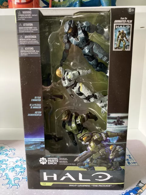 Halo Legends the Package Blue Team McFarlane Toys Action Figure Nuovo Sigillato