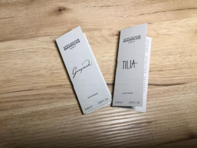 NEU Parfum Proben MARC-ANTOINE BARROIS Tilia EDP 2,5ml, Ganymede EDP 2,5ml