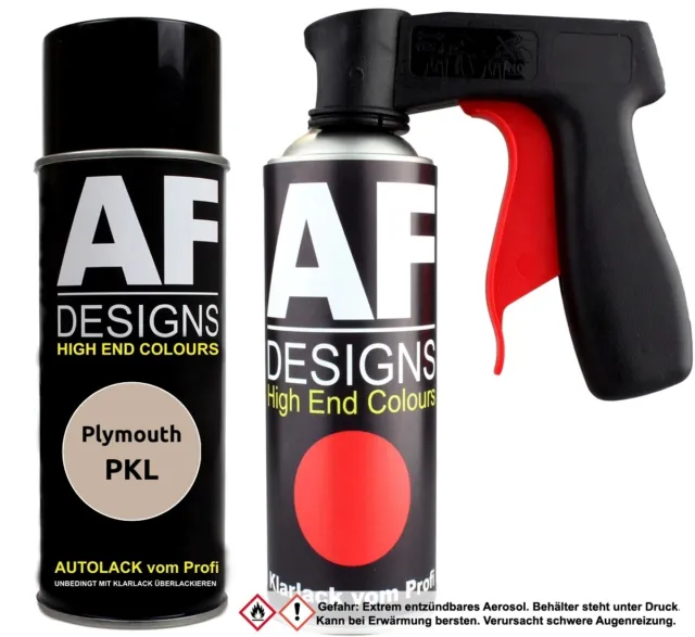 Spraydosen Griff Set für Plymouth PKL Camel Perl Metallic  Pistolengriff