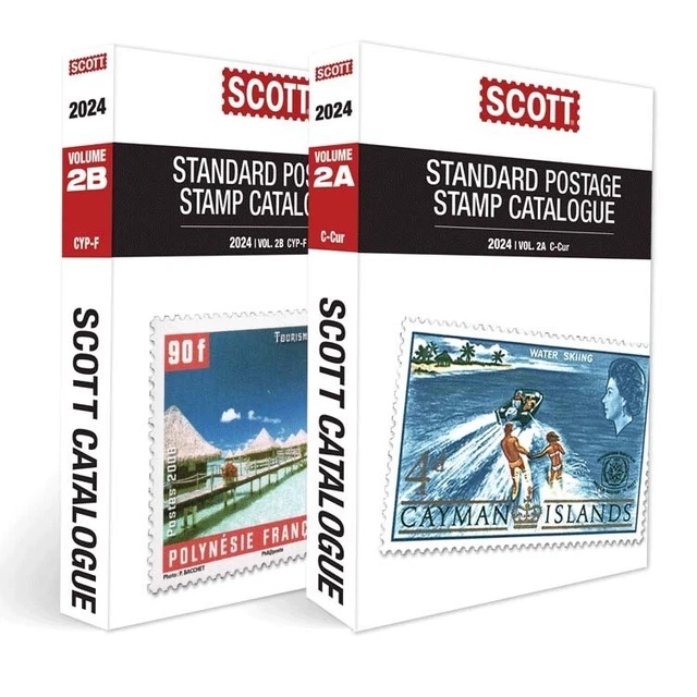 2024 SCOTT STANDARD Postage Stamp Catalog Vol 2A2B Countries CF 114.
