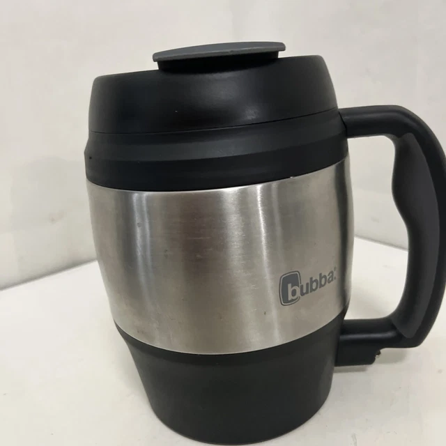 Big Bubba Classic Insulated Mug 52 Oz Polyurethane Travel Coffee Black Keg Shape