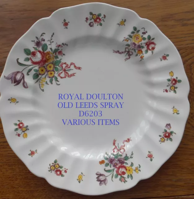 Royal Doulton Old Leeds Sprays D6203 Various Items