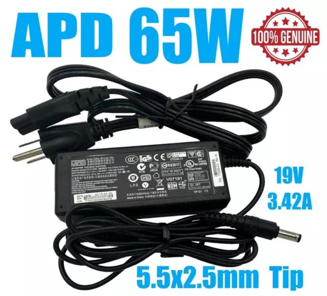 Genuine APD 65W AC Adapter Power For Dell Wyse 5010 5020 Thin Client NB-65B19