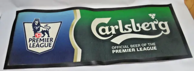 Carlsberg Beer Mat Official beer of the PREMIER LEAGUE MAN CAVE! 23in X 9in