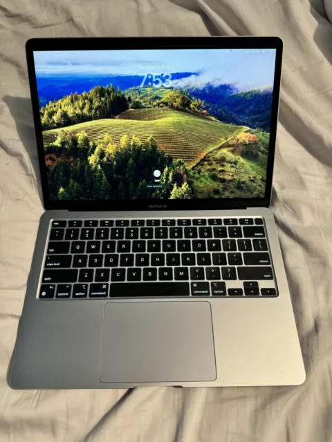 Apple MacBook Air 13in (256GB SSD, M1, 8GB) Laptop - Space Grey - MGN63X/A...