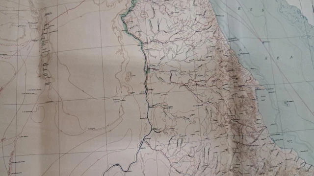 Central Map Of Egypt  1928 Survey Of Egypt  70 Cm.cloth M. - R7