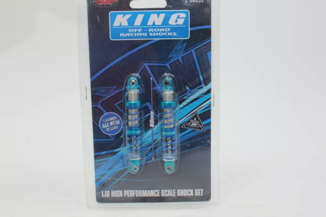 RC4WD RC4ZD0035 King Off-Road Scale Dual Spring Shocks 80 mm terreno NUOVO IMBALLO ORIGINALE