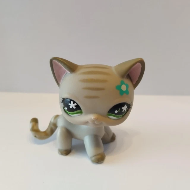 Figurine Littlest Pet Shop – Chat Européen N°733 (Hasbro, Occasion)