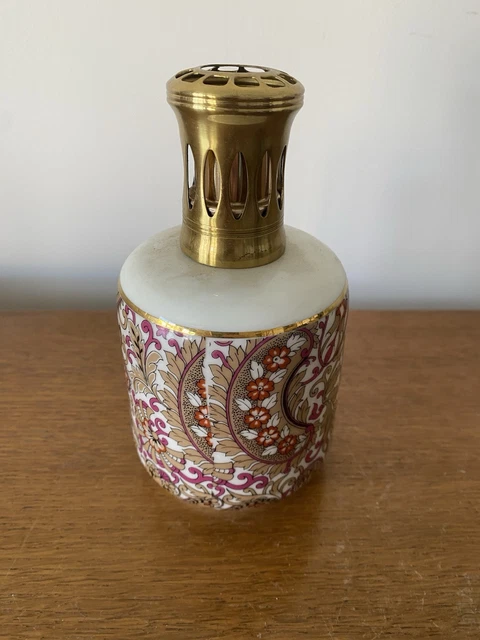 Ancienne LAMPE BERGER Porcelaine PILLIVUYT KP Modèle Cachemire 16 cm