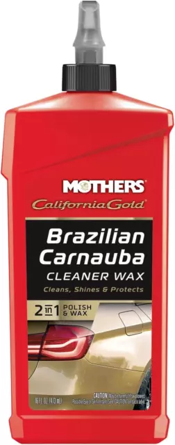 05701 California Gold Brazilian Carnauba Cleaner Liquid Wax - 16 Oz.