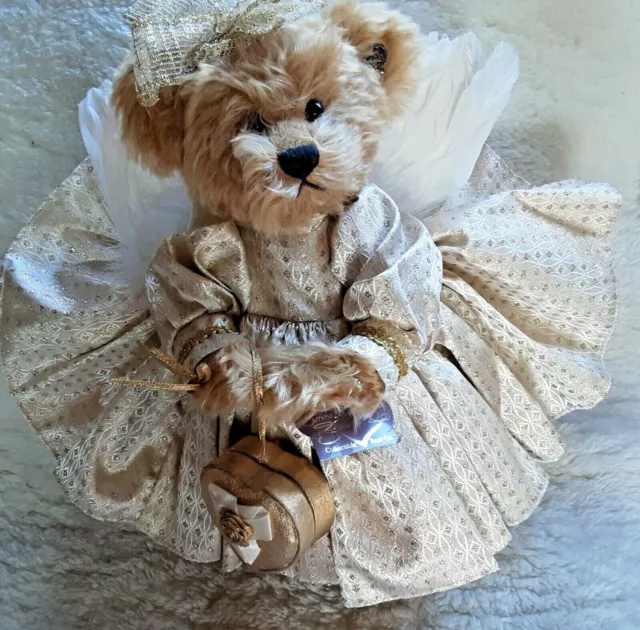 GOLDIE the 50th Golden Angel Bear by ANNETTE FUNICELLO 14"