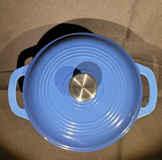 BRANDANI DISA LT Wt Cast Iron Dutch Oven Porcelain Enamel 9 Inches 3