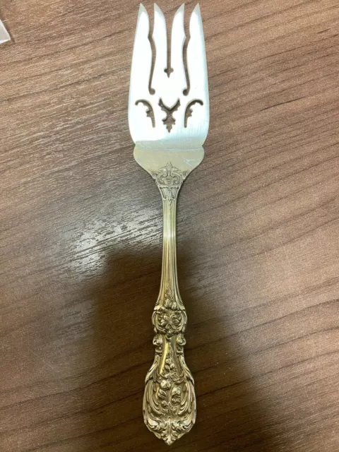 Small Cold Meat Serving Fork (7 7/8") in Francis I by Reed & Barton, Sterling