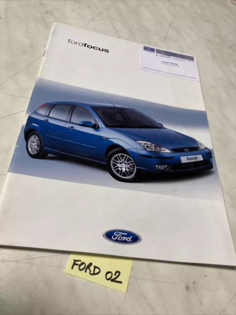 Ford Focus prospectus brochure de vente catalogue publicité