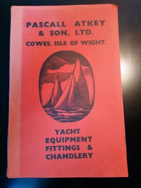 Pascall Atkey vintage 1935 yacht chandlery catalogue 321 pages