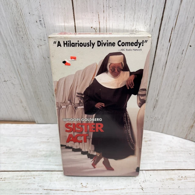 SISTER ACT VHS Tape Comedy Whoopie Goldberg Touchstone Pictures