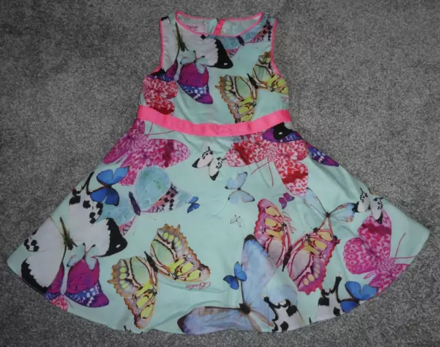 DEBENHAMS TED BAKER dress girls age 8 pink flowers 24.99 PicClick UK